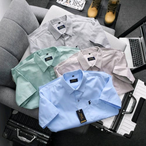 អាវសាច់ក្រណាត់ ហោប៉ៅ1 ប្រេន polo ម៉ូត ពណ៌ដូចរូបលេខ M l xl xxl