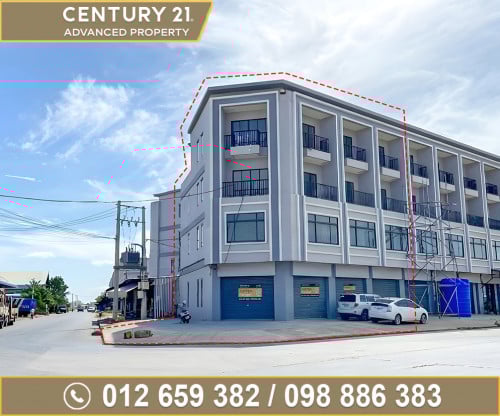 (English Below) 🏘 ផ្ទះអាជីវកម្ម 3ល្វែងកែង(SH) សម្រាប់ជួល ក្នុងបុរី  Peng Im ជាប់ផ្លូវធំព្រៃស