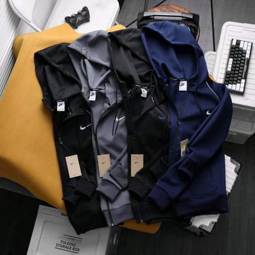 អាវក្រៅ Ni ke ម៉ូតពណ៌ដូចរូបលេខទំហំ M l xl xxl 3xl (50kg-100kg)