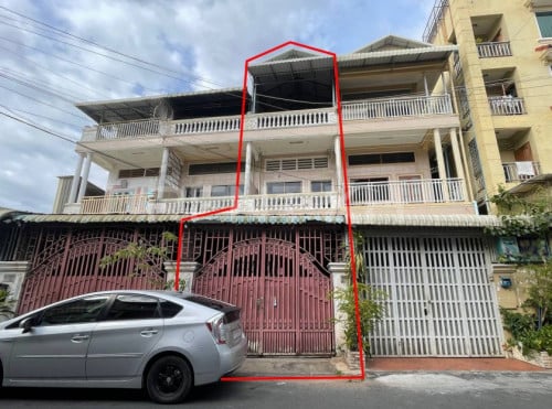 ផ្ទះអាជីវកម្មសម្រាប់ជួលនៅជិតផ្សារទួលទំពូង / Shophouse for Rent at Near Toul Tom Poung Market