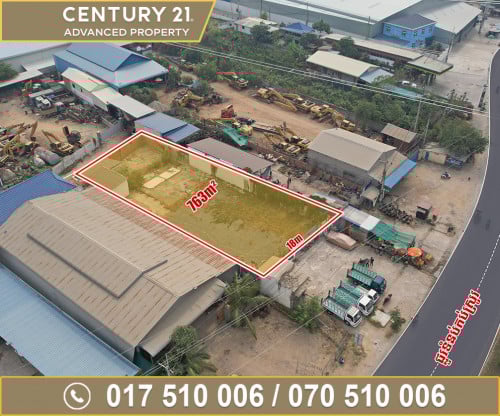 🗺️ដី សម្រាប់ជួល លើផ្លូវ​ទំនប់​កប់ស្រូវ ជិតបុរី ពិភពថ្មីឈូកវ៉ា2