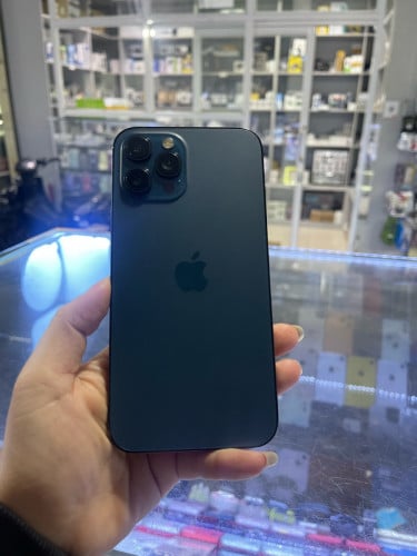 328$ iPhone 12promax(128gb) La 98% អេក្រង់ zinស្កេន