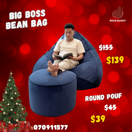 Big Boss Bean Bag សាឡុងអង្គុយគ្រាប់ស្នោ