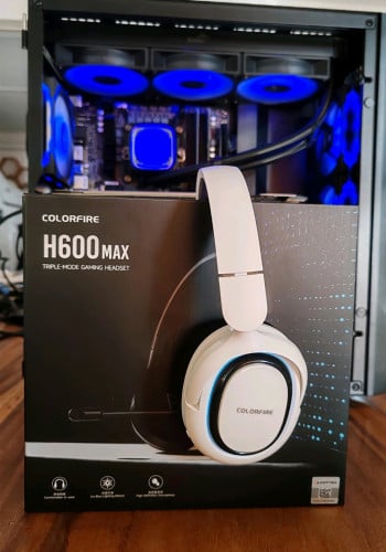 Gaming Headset COLORFIRE​ H600Max ❤️Wireless and Bluetoothប៉ុងទន់ខ្លាំង មិនឈឺត្រចៀក