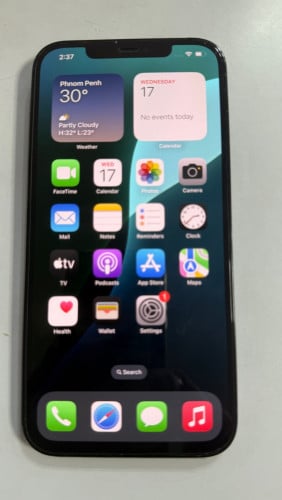 iPhone 12 Pro Max 128GB sim and ESIM ហ្សីន