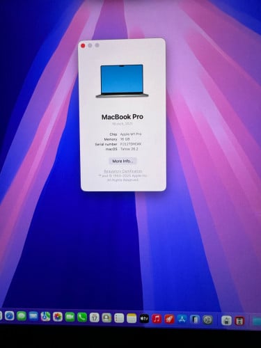 MacBook Pro 16inch M1 Pro Ram16G 512G