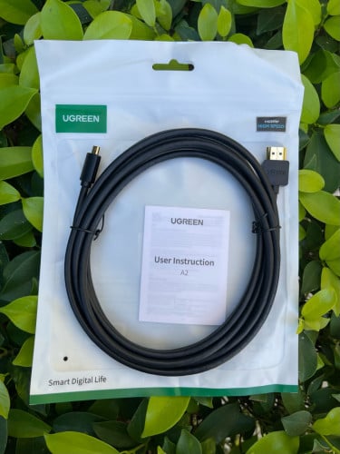 Micro HDMI to HDMI cable 4k (3M) គុណភាព​ល្អ​