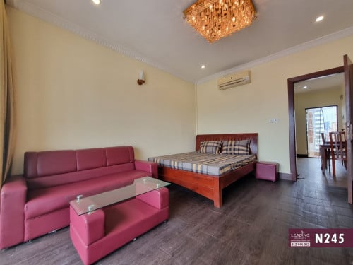 N245​ | 1 Bedroom Apartment For Rent Near Toul Sleng Museum Free Wifi and Car Park