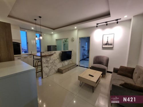 N421 | Rooftop Pool and Gym Serviced Apartment 1 Bedroom For Rent Near Exchange Sq