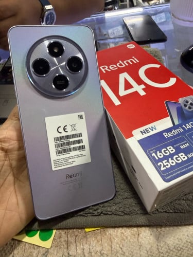 Redmi 14c Ram8G Memory256G ក្រុមហ៊ុនសុីមពីរ មានឆ្នាំងសាក