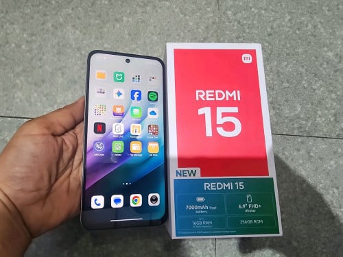 Redmi 15 មួយទឹកស្អាត 99% Ram8G/256G