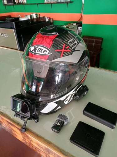 Xlite X903 Helmet + Sena Intercom + DJI Osmo Action