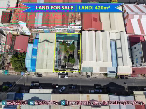 ដីលក់ជិតផ្សារអូរឡាំពិក