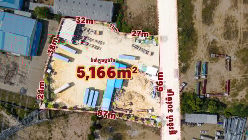 ដី ជិតផ្លូវកប់ស្រូវ សម្រាប់លក់ !!