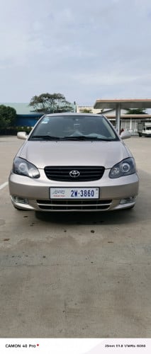 ឡានលក់ Corolla 2003. ធានាឡានថ្មីអត់បុកអត់ប៉ះ អត់ច្រេះ ទឹកថ្នាំ 85/💯ឯកសារគ្រប់💯