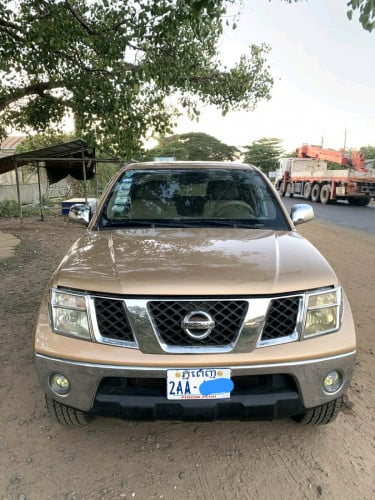 លក់Nissan Frontier 05 ទឹកមាស ទ្រុងខ្លីប៉ុង1 បំពាក់ហ្គាស់ប៊ិចរួចស្រេច