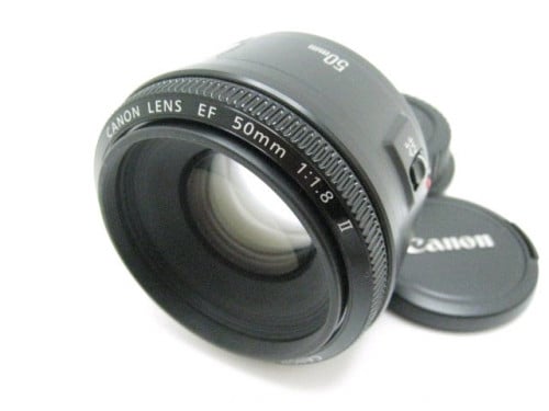 លក់ឡេន Portrait CANON EF 50mm F1.8 II Version2 សំរាប់ថតព្រាលក្រោយ