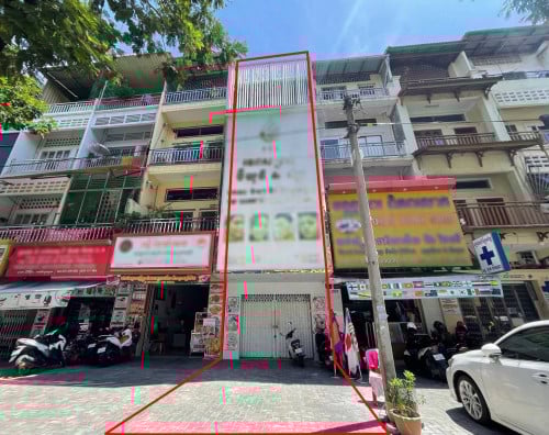 ផ្ទះអាជីវកម្មសម្រាប់ជួលនៅជិតស្តុបដេអិន/Shop House for Rent​​​​ at Mittapheap,7 Makara