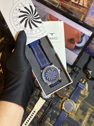 ⌚️ម៉ូឌែល: Zinvo Blade Indigo Gem ខ្សែរនៅថ្មីម៉ង់ 💎💙