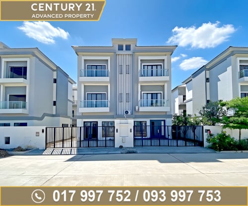 🏘 វីឡាភ្លោះ (Twin Villa) ក្នុងបុរី ទីលាង ជិតផ្លូវធំព្រៃស ត្រូវការលក់បន្ទាន់ខ្លាំង