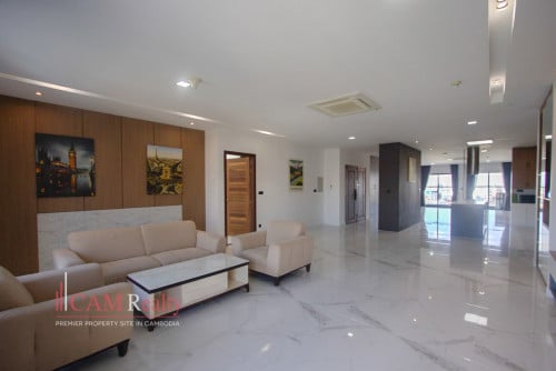 [Video Viewing Ok]  Spacious 4 Bedrooms Penthouse For Rent In Touk Kork