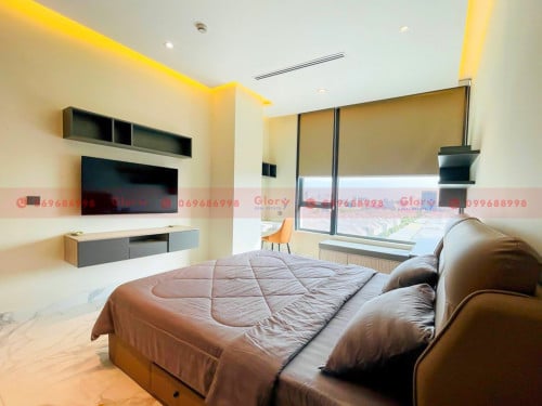1-Bedroom Apartment With A Pool For Rent Near AEON Mall Sen Sok City