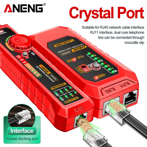 Diagnose Tester Cable Tester Tracker Phone Line BNC Network Finder USB Rj11 Rj45 Wire Tracker