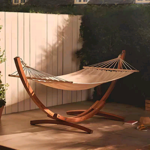Hammock (Indoor & Outdoor Use), Solid Wood Frame