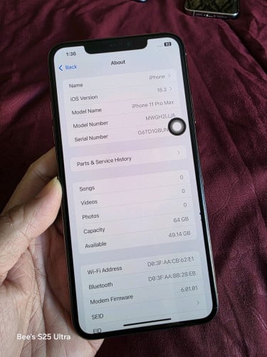 iPhone 11 Pro Max 64g