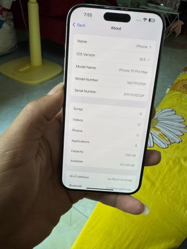 iPhone 15 pro max ZP 256g