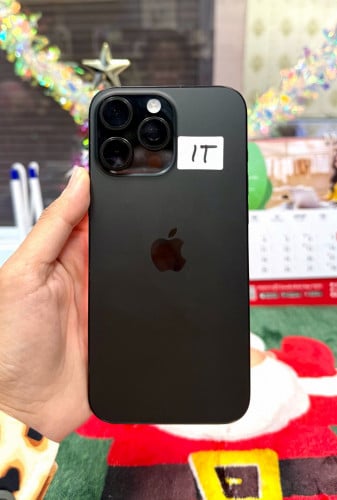 Iphone 16 Pro Max ទំហំផ្ទុក (1T) តួស្អាត 98.999% Color Black