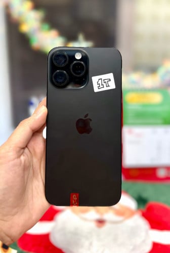 Iphone 16 Pro Max ទំហំផ្ទុក (1T) តួស្អាត 98% Color Black