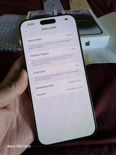 iPhone 16 Pro Max 256g ZA ស៊ីមពីរ