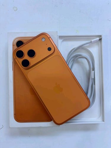 iPhone 17 pro max 256G LLOrange 99.99%សាក់ថ្ម3ដង់1199$