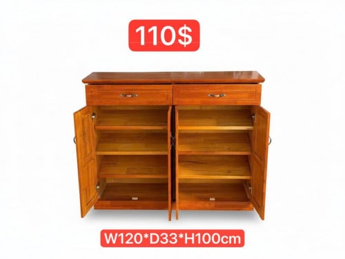 Modern shoes rack wood