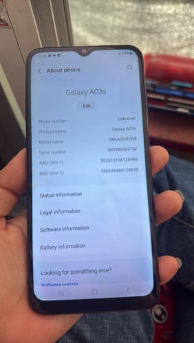 Samsung A03sលក់35$ដាច់