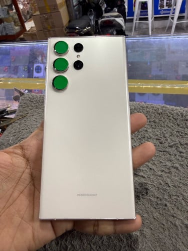 Samsung S23ultra 5G Ram12G Memory1T ក្រុមហ៊ុនសុីមពីរ មានឆ្នាំងសាក