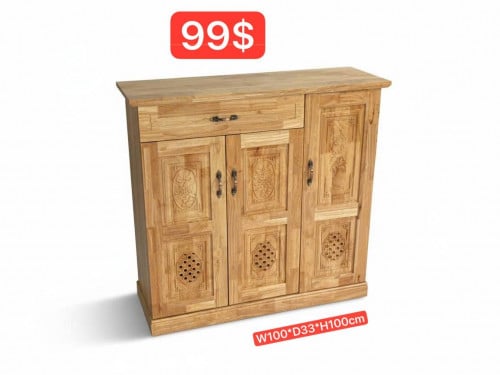Shoes cabinet wood available in stock
