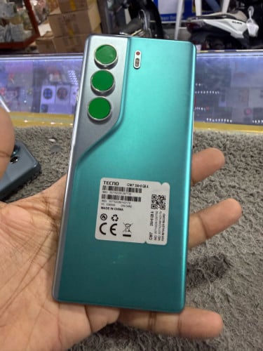 Tecno Camon40Pro 5G Ram8G Memory256G ក្រុមហ៊ុនសុីមពីរ មានឆ្នាំងសាក