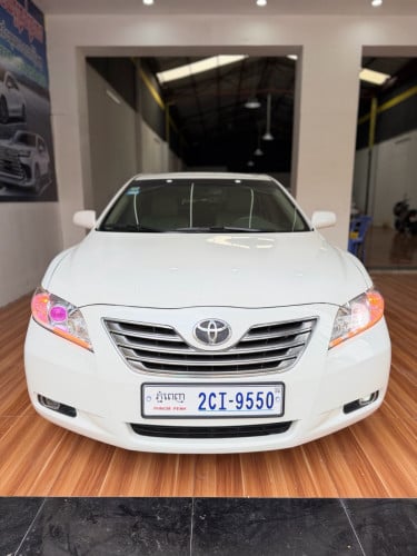 Toyota Camry Hybrid 50th Anniversary Edition 2007 ពណ៌​ស​កាម៉ៃ​ ឡាន​ស្អាត​