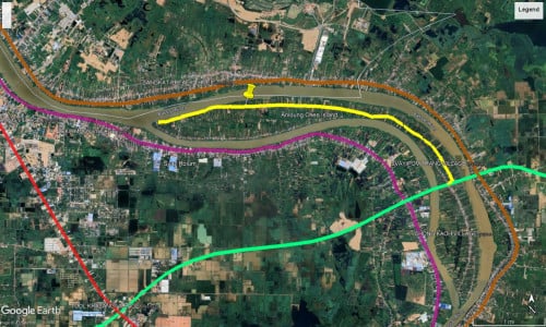 ដីជាប់ទន្លេកោះអន្លង់ចិន​លក់​ក្រោមទីផ្សារ