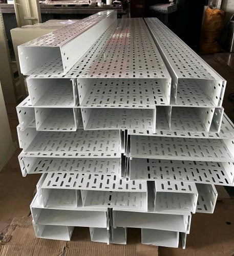 ត្រេឬទម្រខ្សែរភ្លើង (Cable Tray ចោះរន្ធ, Cable Trunking មិនចោះរន្ធ, Cable Ladder កាំជណ្តើរ)