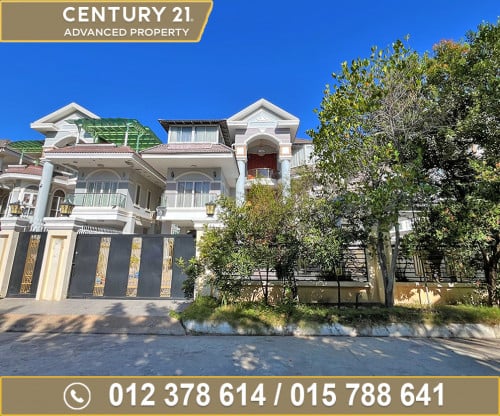 🏘 វីឡាទោល (Imperial Villa​) ក្នុងបុរី វិមានភ្នំពេញ​598 ត្រូវការលក់បន្ទាន់ខ្លាំង