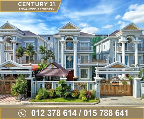 🏘 វីឡាទោល (Sapphire Villa​) ក្នុងបុរី វិមានភ្នំពេញ 598 ត្រូវការលក់បន្ទាន់ខ្លាំង