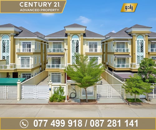 🏡 វីឡាភ្លោះ (Twin) ក្នុងបុរី ហេងហៀង​ ផ្លូវជាតិលេខ6A ត្រូវការលក់បន្ទាន់ខ្លាំង