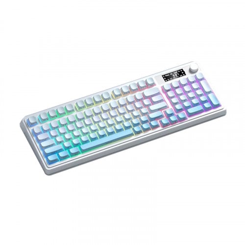 AULA S99 Pro 3 Modes Silicone Gaming Keyboard (Silence) Gradient Blue Color