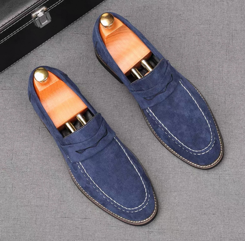 Blue Hidden Heel    Size 37 In-Stock  $2X NEW