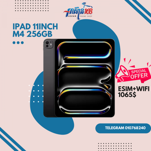 iPad Pro 11inch M4 5G 256GB New Box LLA