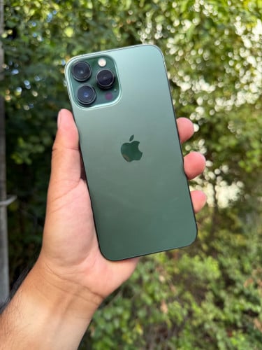 iphone  13 PM 128G សានុំណែន​ ថ្ម​សុីន​ 84%  តម្លៃ​ 415$ ពណ៌​ ទាហាន​ ភ្នំពេញ​