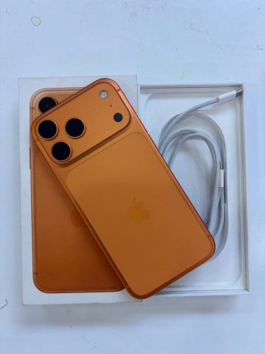 iPhone 17 pro max 256G LLOrange 99.99%សាក់ថ្ម3ដង់